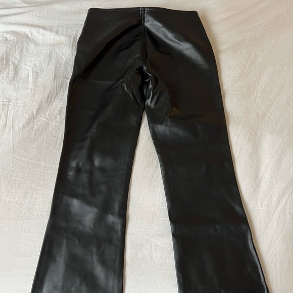 Vintage Flare Leather Pants - Picture 2 of 4